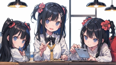 仲良し3姉妹