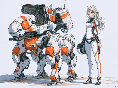 Mech and Girl