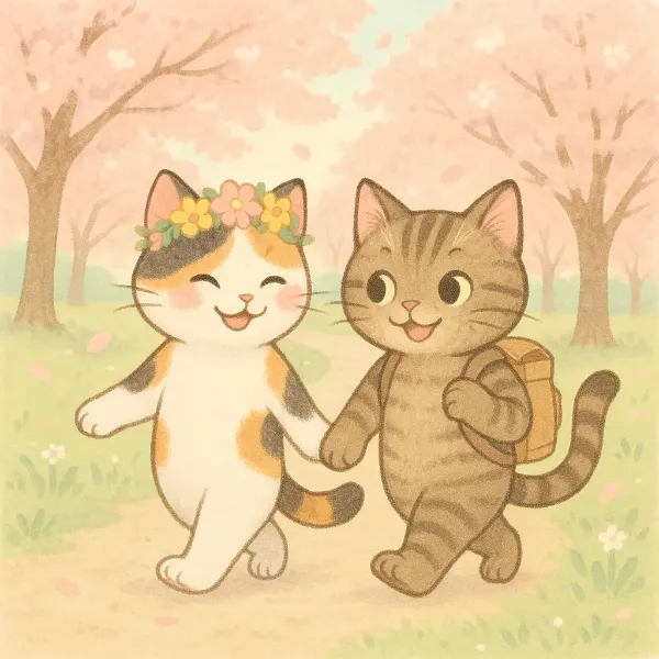 デートですにゃ