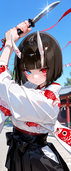 こいのぼり風着物