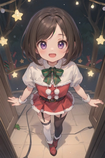 イルミネーション、1号ちゃん！