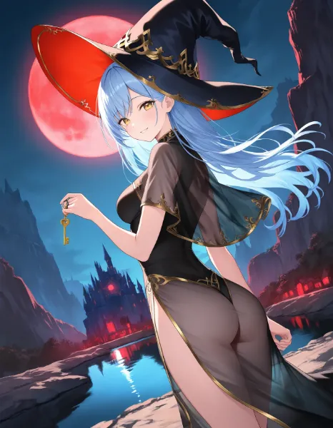 紅月の魔女と禁断の鍵