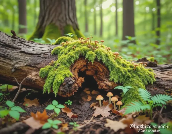 倒木に宿る命 - Life Residing in Fallen Trees