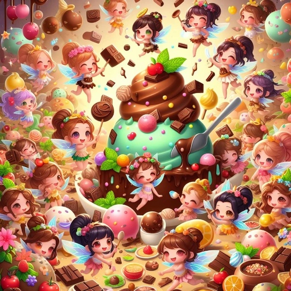 sweet choco & cool mint