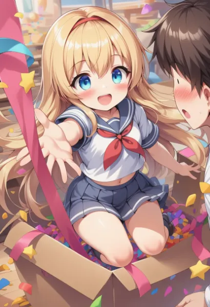 ジャーン！プレゼントの中身は私だよ