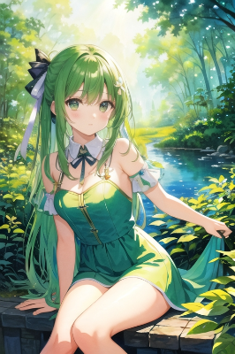 未開地の少女