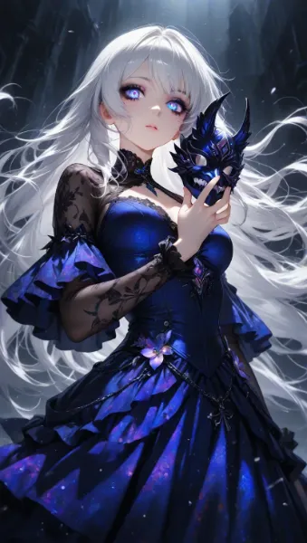 青い闇に輝く仮面の秘密