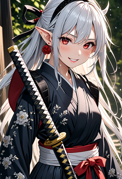 白銀の剣士と森の秘密