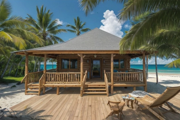 大海原の小さな家