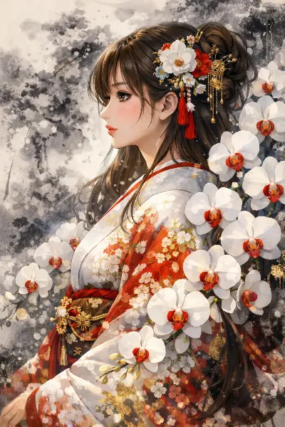 蘭の花に包まれた秘密の恋