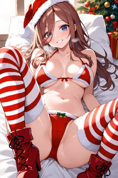 【五等分の花嫁】中野三玖サンタビキニ