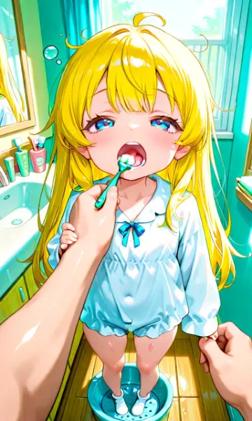歯磨きの時間