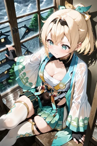 雨の日ござるさん