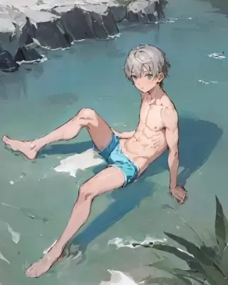 水着少年