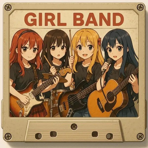 キュートなガールズロックバンド