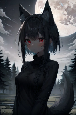 満月の夜
