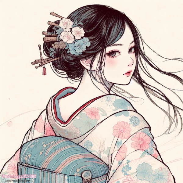 正統派見返り美人