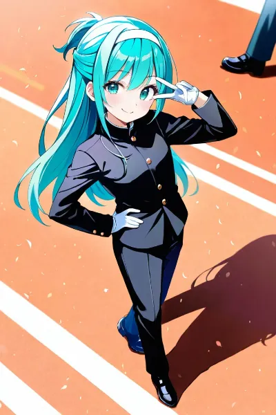 常磐アクア（応援団コス）