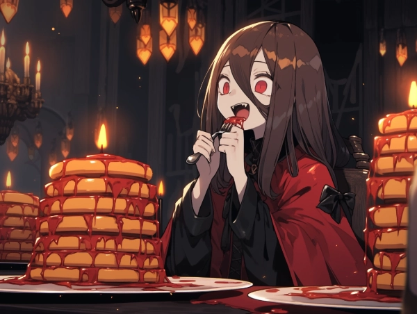 ヴァンパイアのおやつタイム