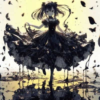 黒いドレス