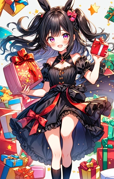 クリスマスプレゼントとうちの子♥（２枚）