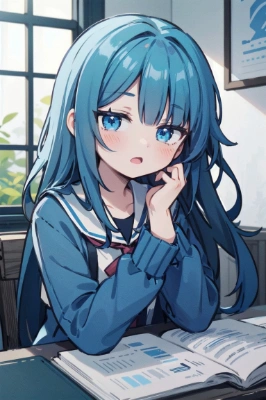 青