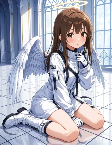 主人公しか見えない見習天使