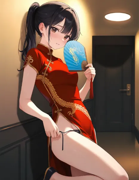 赤いチャイナドレスの秘密の夜