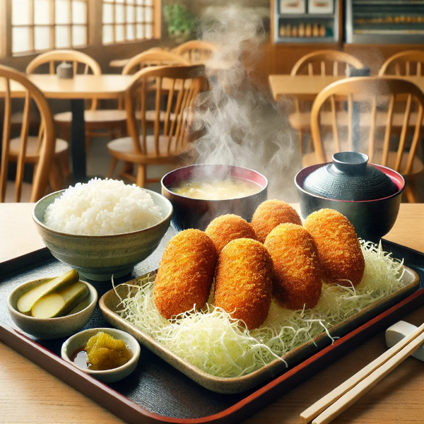 コロッケ定食　（10枚）