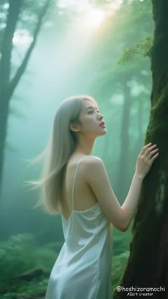 エメラルドの誘惑、朝霧のベール💚