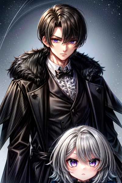 ロリータファッションな黒髪短髪男性★