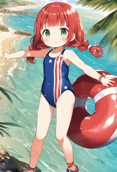 星条旗水着0802