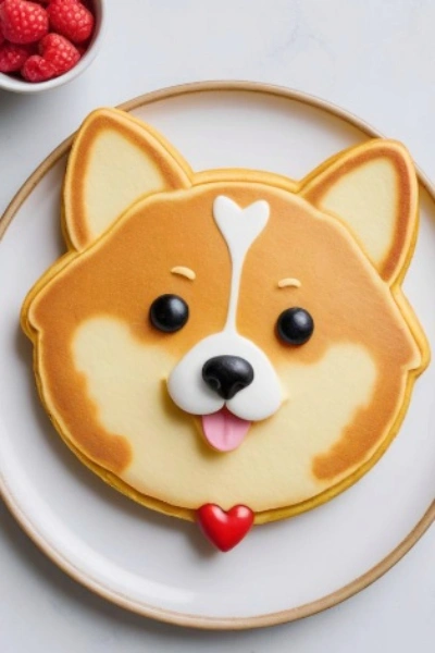 Corgi pancakes