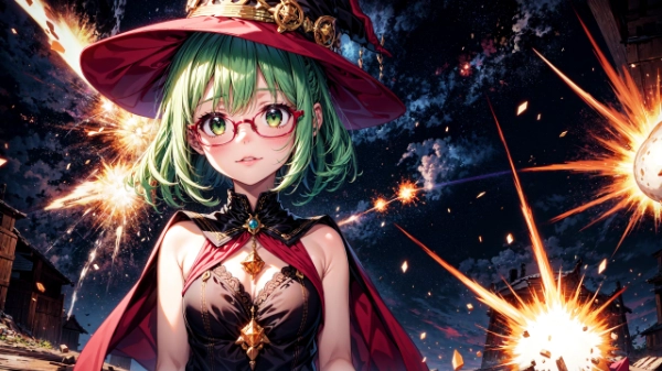 緑髪のお姉さん