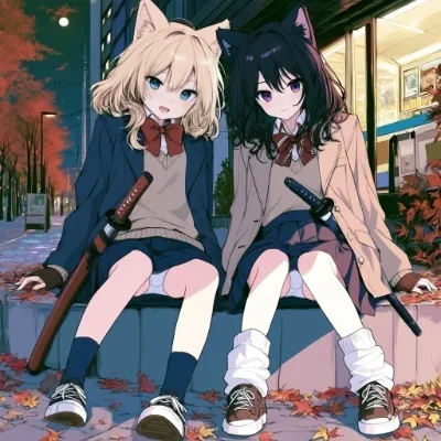 秋夜の猫耳剣士 ～放課後の秘密～