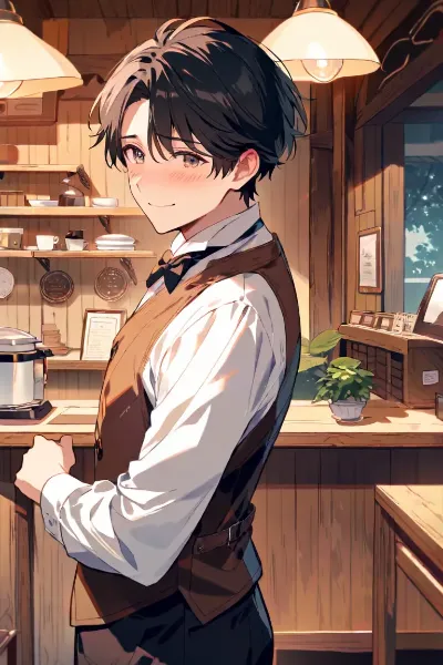 ある日の喫茶店（ＪＳちゃん）