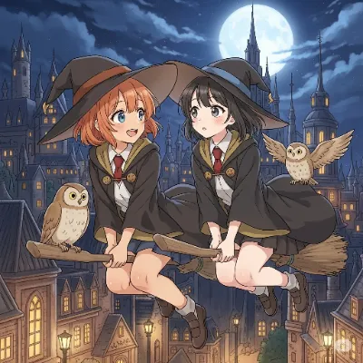 フクロウと魔法使い