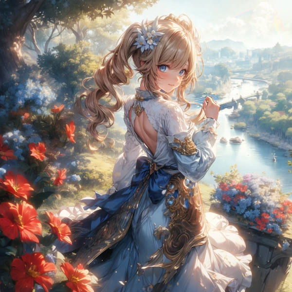 【原神】バーバラ アオザイ