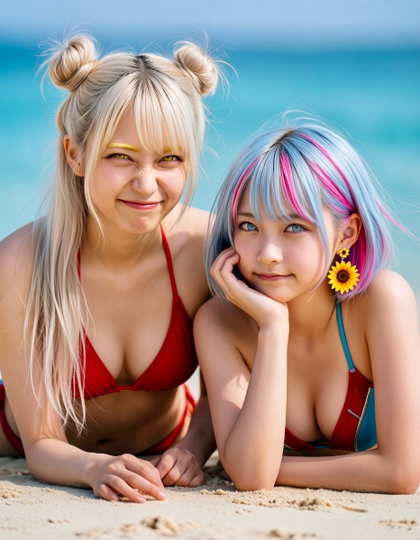 ヒミちゃん雫ちゃん💧ふたりのグラビア