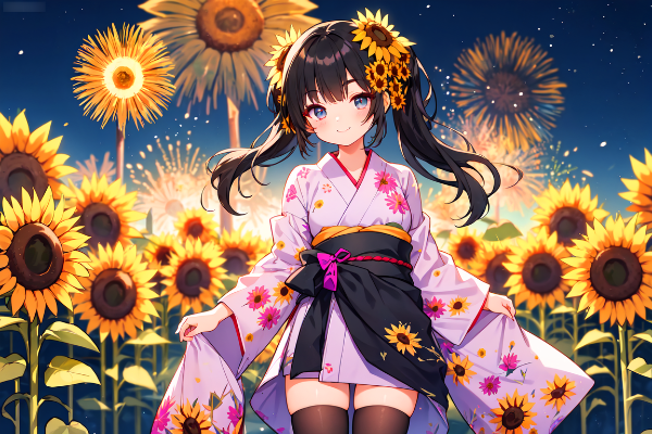 花火と、黒髪ツインテール少女＊その3