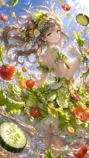サラダ(擬人化)