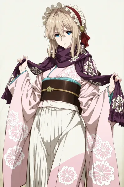 和柄ロリータコーデ