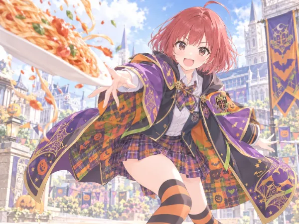 パスタで攻撃だ！
