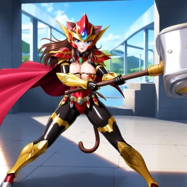 仮面ライダーキバ エンペラーフォームな猫又さん