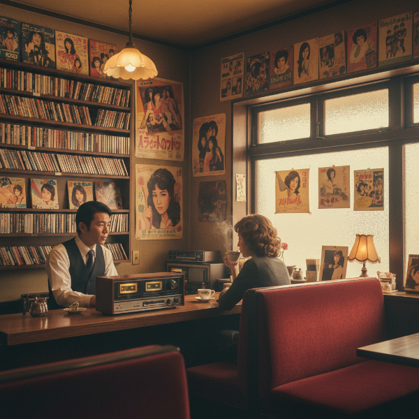 レトロなカフェ