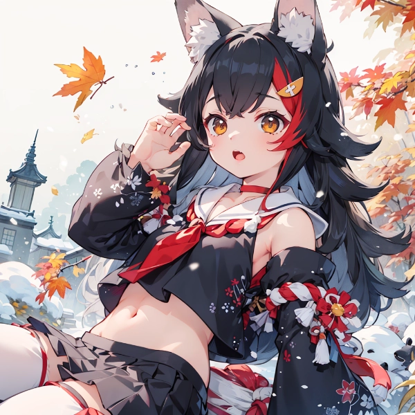 紅葉狩り　ミオ