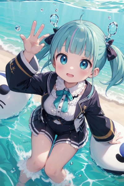 海で遊ぼー！
