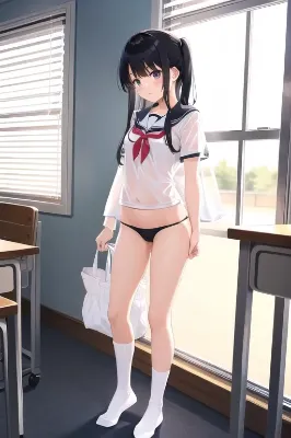 「スカート履き忘れちゃった」