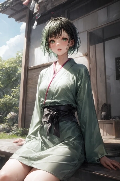 あっついね～・・・汗だくだよぉ