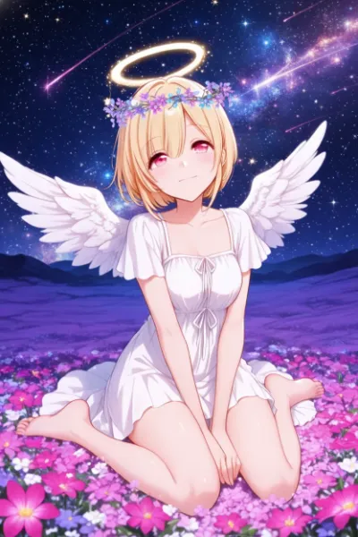 星空と天使 (mhillustrious Ver.)